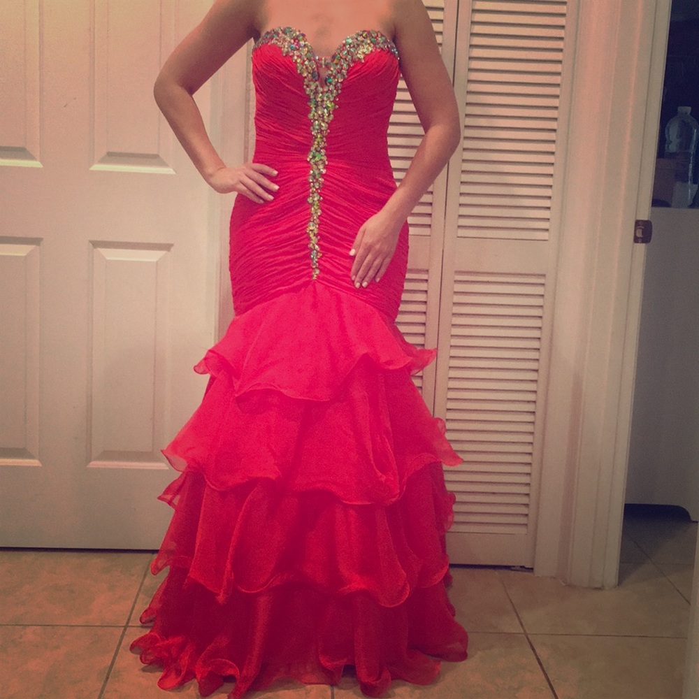 Beautiful pink gown brand new never worn